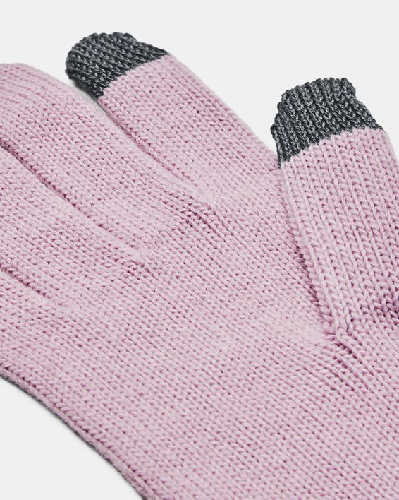 Women's UA Around Town Gloves, Pink, pdpMainDesktop image number 2